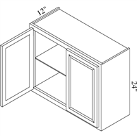 Brae 36" x 24" Bridge Wall Cabinet - BRA-W3624