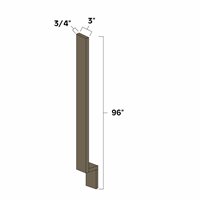 Winchester Grey 3" x 96" Tall Base Filler - WIN-TF396