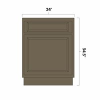 Winchester Grey 24" Vanity Sink Base Cabinet - WIN-V2421