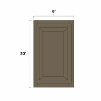 Winchester Grey 9" x 30" Single Door Wall Cabinet - WIN-W0930