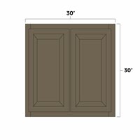 Winchester Grey 30" x 30" Double Doors Wall Cabinet - WIN-W3030