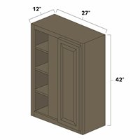 Winchester Grey 27" x 42" Blind Corner Wall Cabinet - WIN-WBC2742