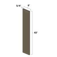 Winchester Grey 6" x 42" Fluted Wall Filler - WIN-WFF642