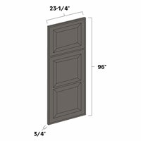 West Point Grey 96" Tall Matching End Panel - WPG-MTEP96