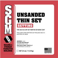 SGM 711 Unsanded Thin-Set Dry-Set Portland Cement Mortar - 25 Lbs.