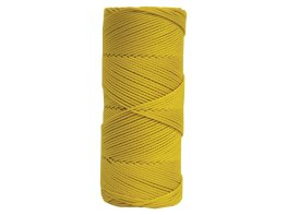 Kraft Tool BC338T 250' Yellow Braided Nylon Mason's Line - Tube