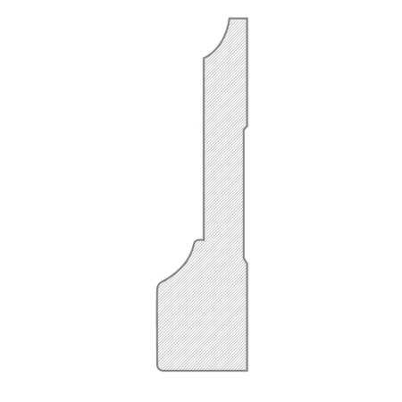 (image for) M-Trim 310 1" x 3-3/4" x 17' Primed Pine Casing - Neo