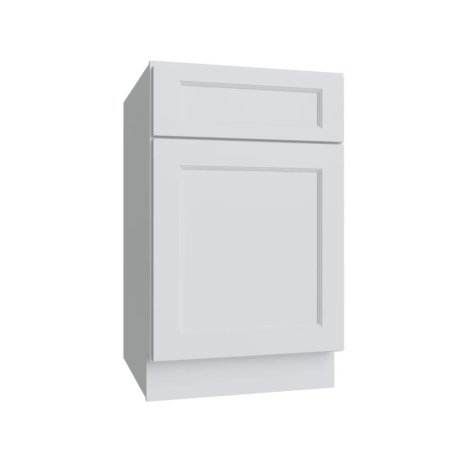 (image for) Bright White 18" Single Door & Drawer Base Cabinet - BW-B18