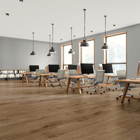 (image for) Parkay Authentic 9-1/2" x 72-1/2" Waterproof Laminate Plank - Smoky LF-KROAUTSMO