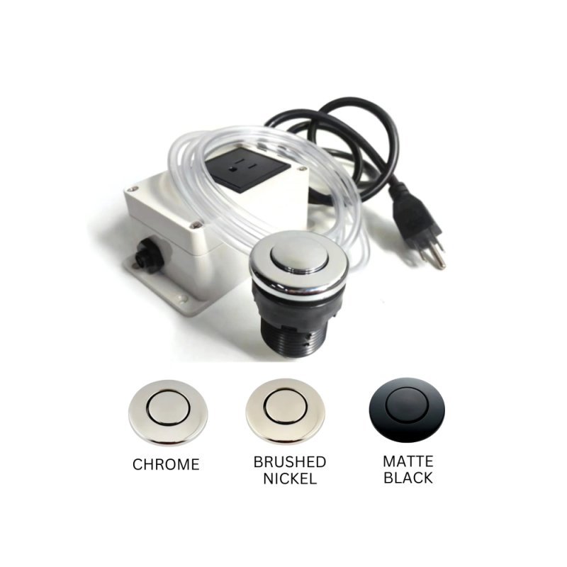 PELICAN Air Switch Assembly - Chrome