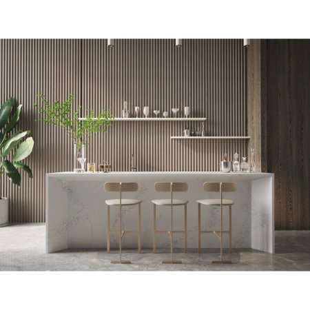 (image for) SOLSTONE Quartz Full Slab 126" x 63" 3cm - Aurora