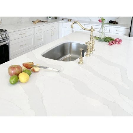 (image for) SOLSTONE Quartz Full Slab 126" x 63" 3cm - Calacatta Oro