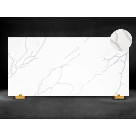SOLSTONE Quartz Full Slab 126" x 63" 3cm - Calacatta Super