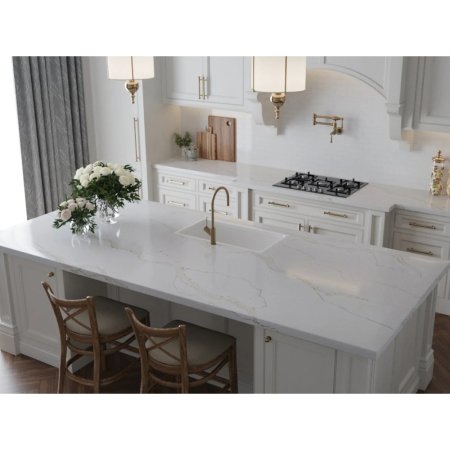 (image for) SOLSTONE Quartz Full Slab 126" x 63" 3cm - Calista