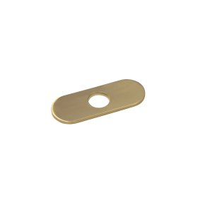 PELICAN Bath Deck Plate - Brushed Gold