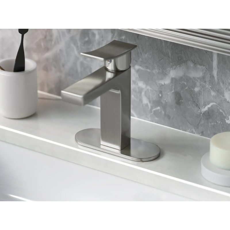 (image for) PELICAN Bath Deck Plate - Brushed Nickel