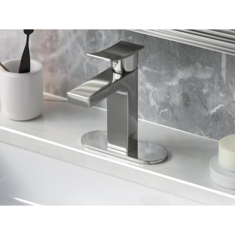 (image for) Pelican Bath Deck Plate - Chrome