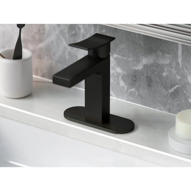 (image for) PELICAN Bath Deck Plate - Matte Black