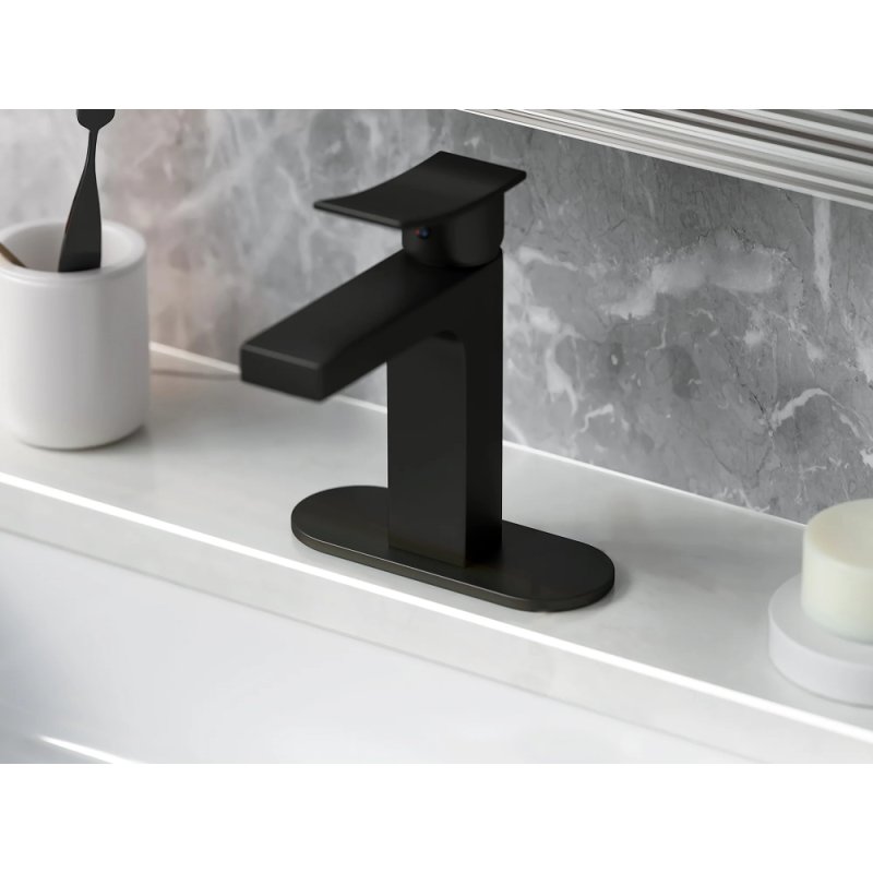 (image for) PELICAN Bath Deck Plate - Matte Black