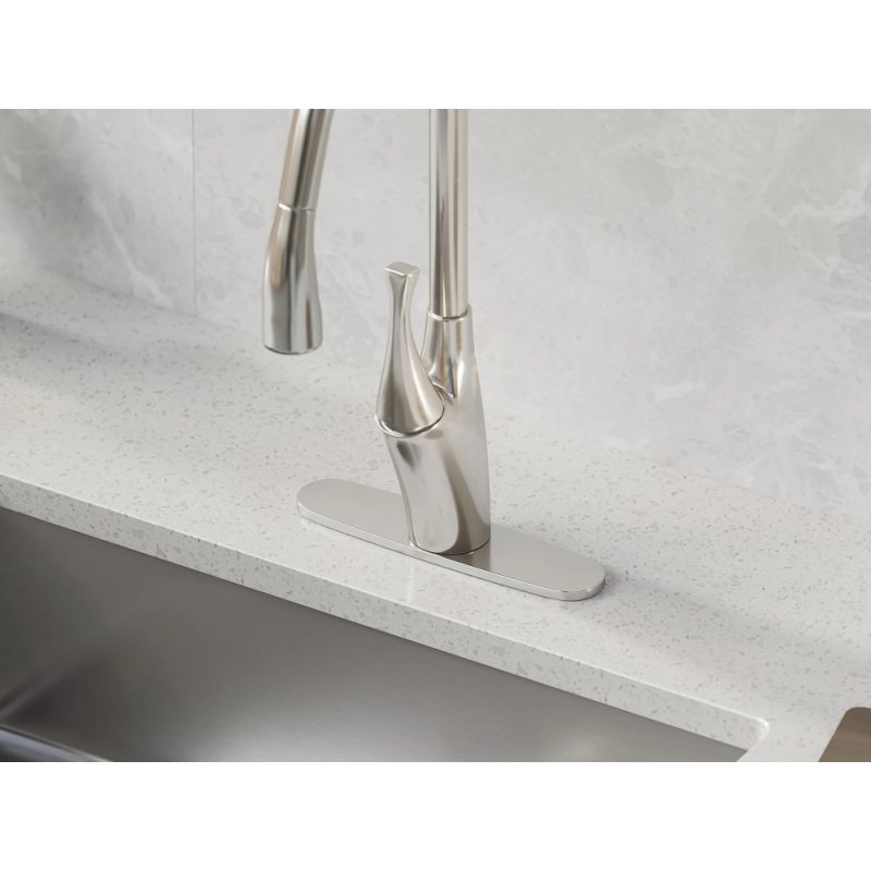 (image for) PELICAN Kitchen Deck Plate - Brushed Nickel