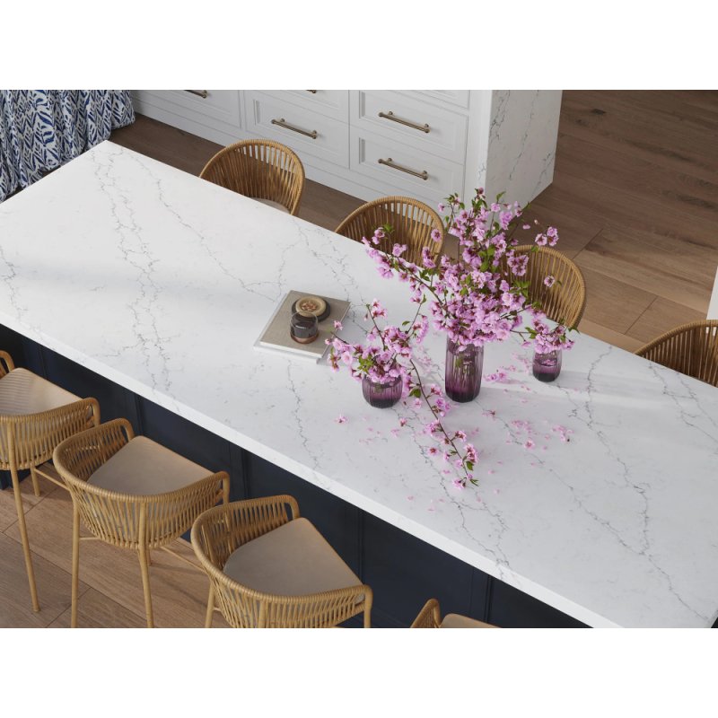 (image for) SOLSTONE Quartz Full Slab 126" x 63" 3cm - Giotto