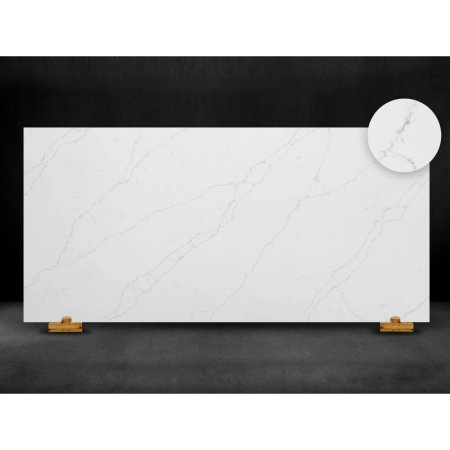 (image for) SOLSTONE Quartz Full Slab 126" x 63" 3cm - Giotto