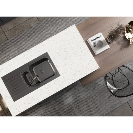 (image for) SOLSTONE Quartz Jumbo Slab 138" x 79" 3cm - Icelandic