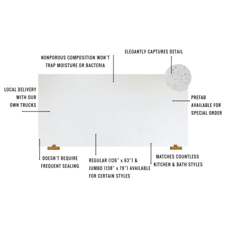 (image for) SOLSTONE Quartz Jumbo Slab 138" x 79" 3cm - Icelandic