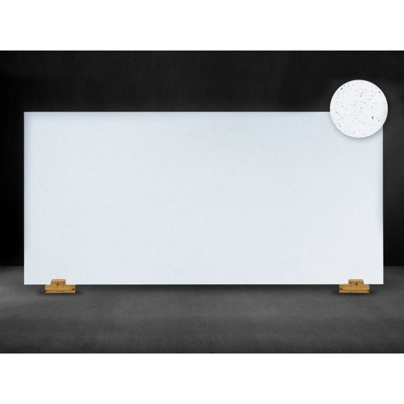 SOLSTONE Quartz Jumbo Slab 138\" x 79\" 3cm - Icelandic