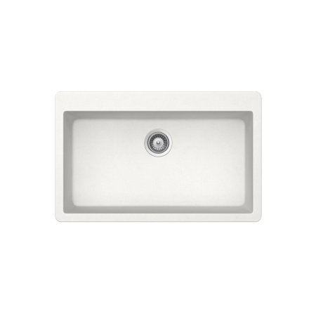 (image for) PELICAN PL-100 33" x 20 7/8" x 9.7/16" Granite Composite Single Bowl Sink - Alpina