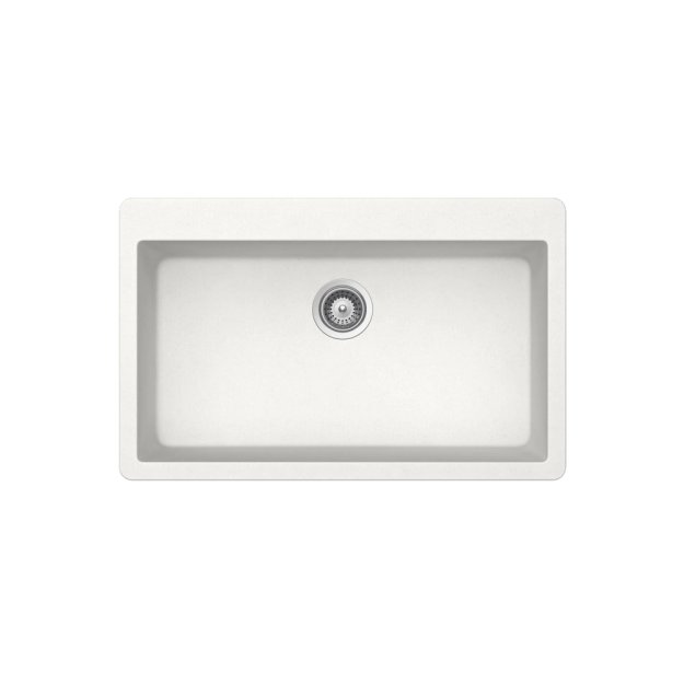 (image for) PELICAN PL-100 33" x 20 7/8" x 9.7/16" Granite Composite Single Bowl Sink - Alpina