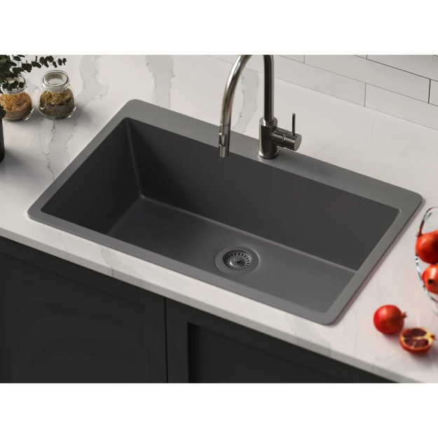 (image for) PELICAN PL-100 33" x 20 7/8" x 9.7/16" Granite Composite Single Bowl Sink - Chroma