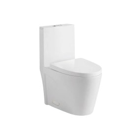PELICAN PL-12011 One Piece High-Efficiency Dual Flush Toilet (1.6 gpf / 0.8 gpf)