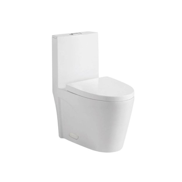 PELICAN PL-12011 One Piece High-Efficiency Dual Flush Toilet (1.6 gpf / 0.8 gpf)