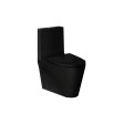 (image for) PELICAN PL-12011 One Piece High-Efficiency Dual Flush Toilet (1.6 gpf / 0.8 gpf) - Matte Black