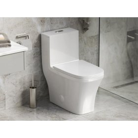 PELICAN PL-12044 One Piece High-Efficiency Dual Flush Toilet (1.6 gpf / 0.8 gpf)