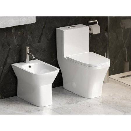 (image for) PELICAN PL-12044 One Piece High-Efficiency Dual Flush Toilet (1.6 gpf / 0.8 gpf)