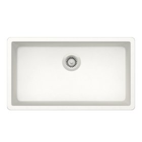 PELICAN PL-150 29 1/2" x 18 3/4" x 9 1/2" Granite Composite Single Bowl Sink - Alpina