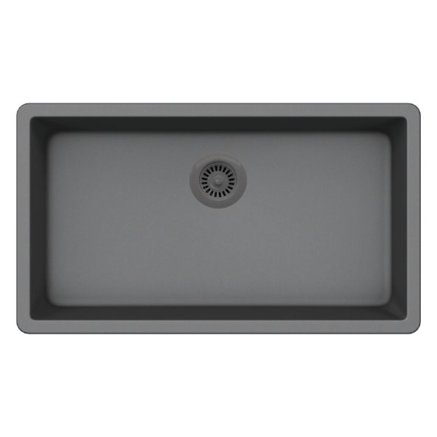 (image for) PELICAN PL-150 29 1/2" x 18 3/4" x 9 1/2" Granite Composite Single Bowl Sink - Chroma