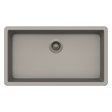 (image for) PELICAN PL-150 29 1/2" x 18 3/4" x 9 1/2" Granite Composite Single Bowl Sink - Concrete
