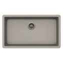 (image for) PELICAN PL-150 29 1/2" x 18 3/4" x 9 1/2" Granite Composite Single Bowl Sink - Concrete