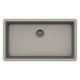 PELICAN PL-150 29 1/2" x 18 3/4" x 9 1/2" Granite Composite Single Bowl Sink - Concrete