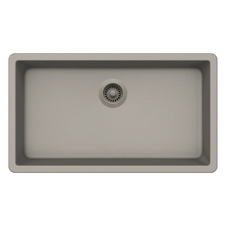 (image for) PELICAN PL-150 29 1/2" x 18 3/4" x 9 1/2" Granite Composite Single Bowl Sink - Concrete
