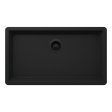 (image for) PELICAN PL-150 29 1/2" x 18 3/4" x 9 1/2" Granite Composite Single Bowl Sink - Onyx