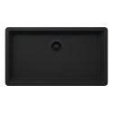 (image for) PELICAN PL-150 29 1/2" x 18 3/4" x 9 1/2" Granite Composite Single Bowl Sink - Onyx