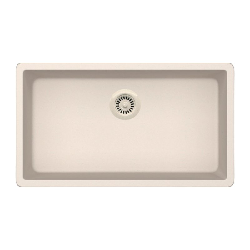 PELICAN PL-150 29 1/2\" x 18 3/4\" x 9 1/2\" Granite Composite Single Bowl Sink - Sand