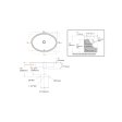 (image for) PELICAN PL-1606 Porcelain Undermount Bathroom Sink 17" x 14" x 4 1/2" - White