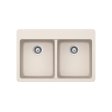 (image for) PELICAN PL-200 33" x 22" x 9 1/2" Granite Composite Double Bowl Sink - Sand