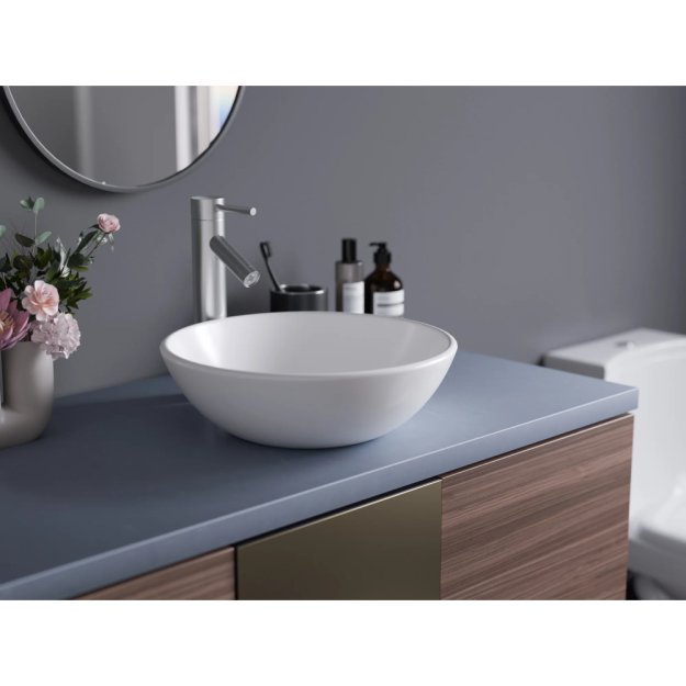 (image for) PELICAN PL-3001 Porcelain Vessel Bathroom Sink 16'' x 16'' - White