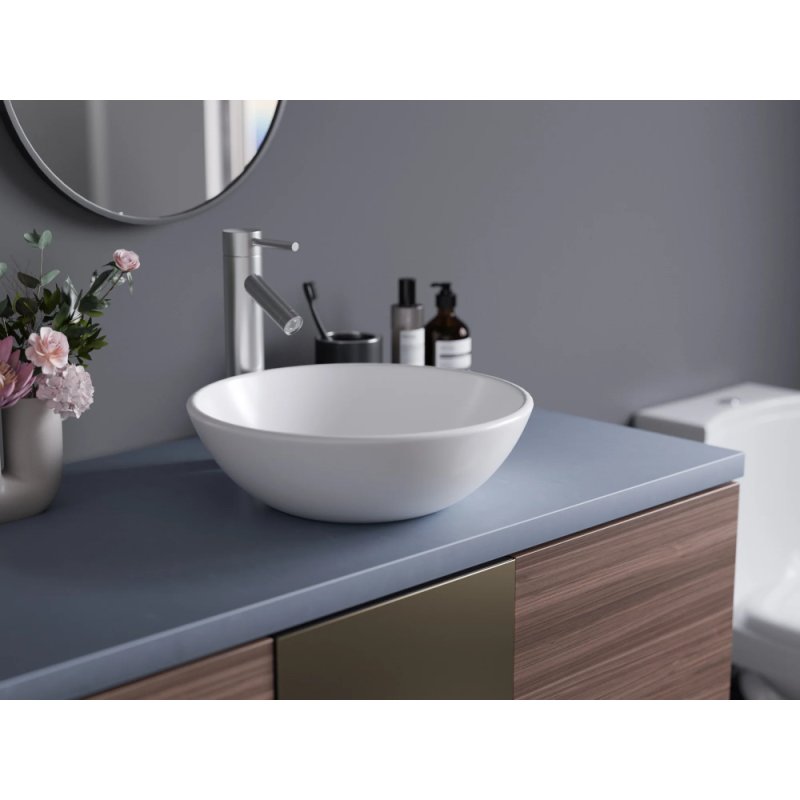 (image for) PELICAN PL-3001 Porcelain Vessel Bathroom Sink 16'' x 16'' - White